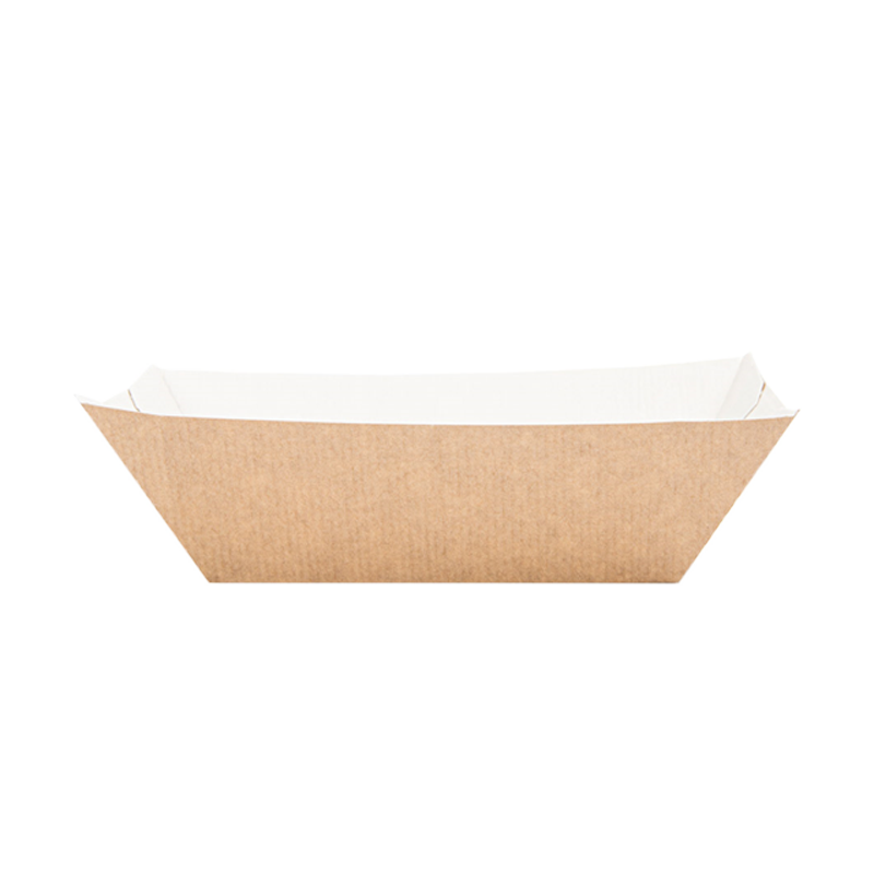 BARQUETA CARTON KRAFT 525 CC COMIDA PREPARADA 50 UDS - Imagen 2
