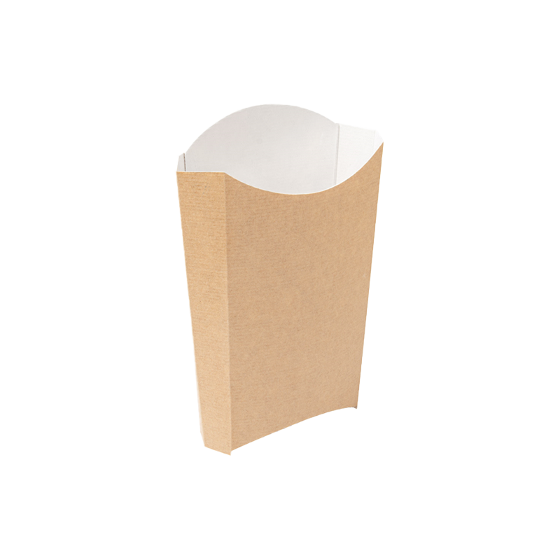 BARQUETA CARTON KRAFT PATATAS GRANDE 50 UDS - Imagen 2