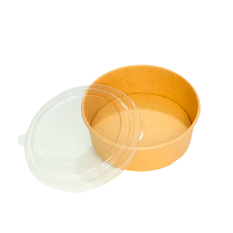 ENSALADERA CARTON MICRO CON TAPA PP 500 CC 10 UDS - Imagen 2