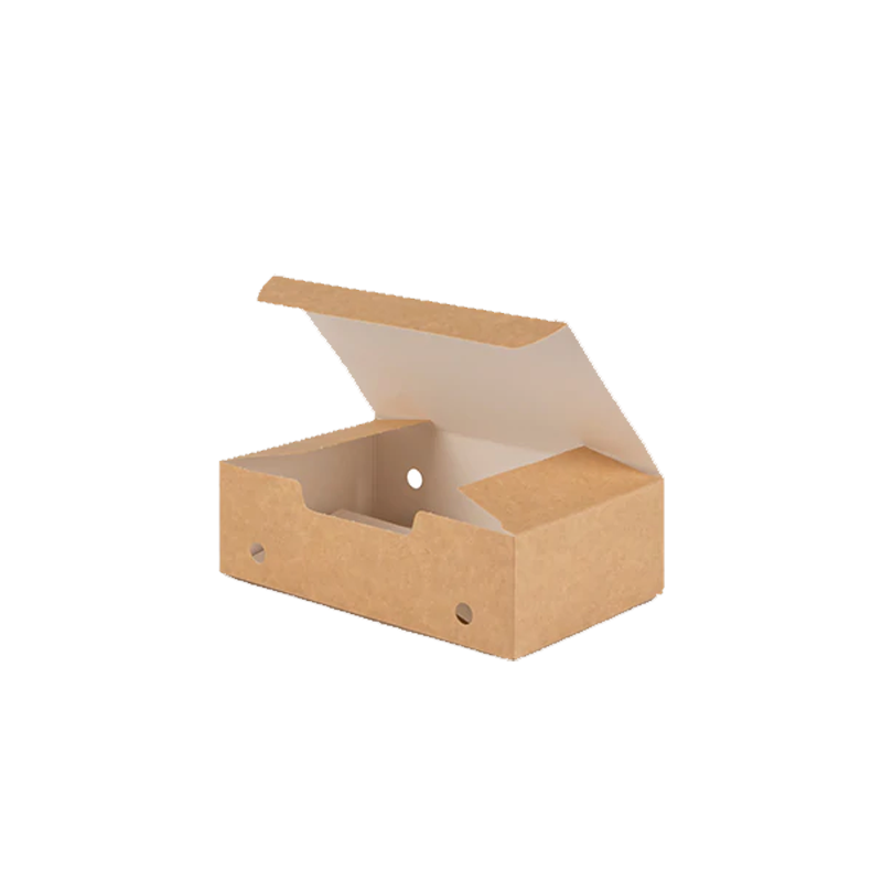 ENVASE CARTON KRAFT CAJA FRITOS 50 UDS - Imagen 2