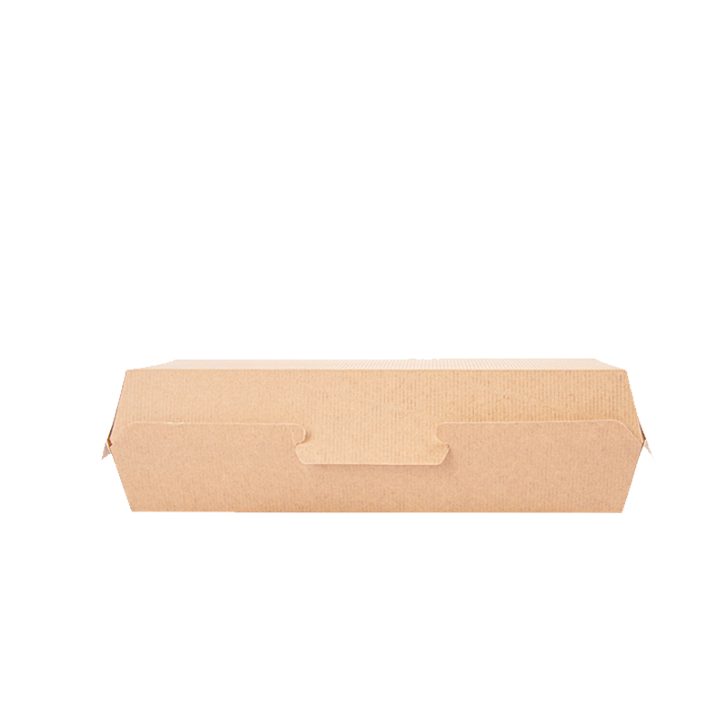 ENVASE CARTON KRAFT PANINI 265x122x70 MM 50 UDS - Imagen 4