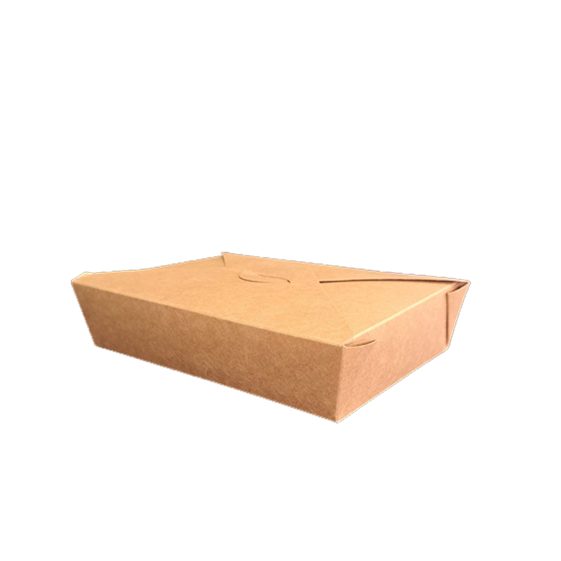 ENVASE CARTON KRAFT TAKE AWAY 1400 CC 50 UDS - Imagen 4
