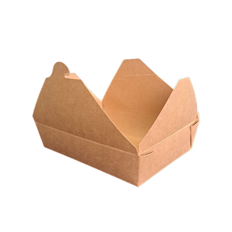 ENVASE CARTON KRAFT TAKE AWAY 1400 CC 50 UDS - Imagen 2