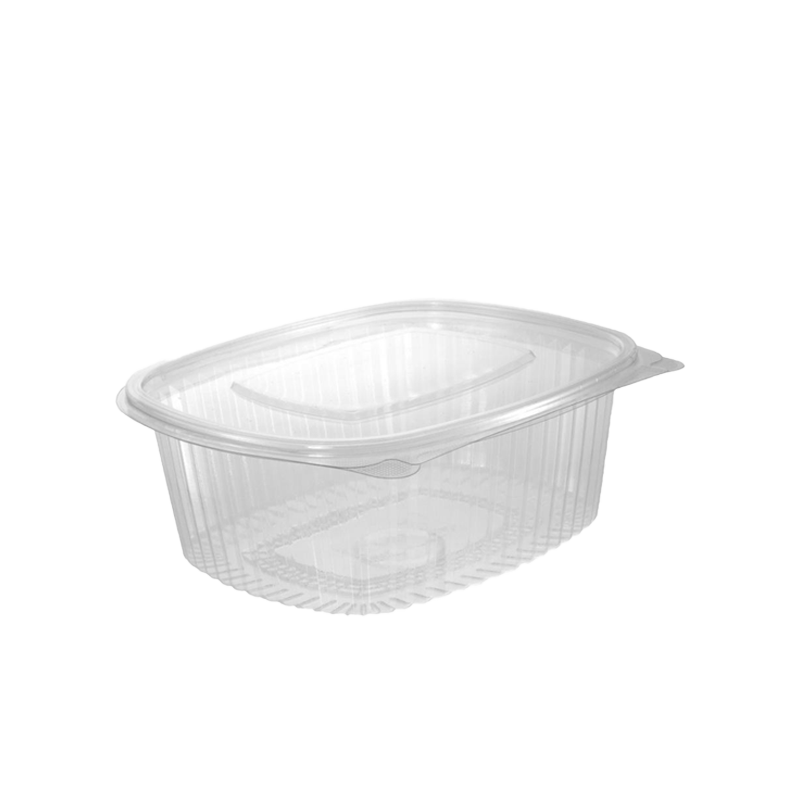 TARRINA BISAGRA RECTANGULAR PET 500 CC 50 UDS - Imagen 2