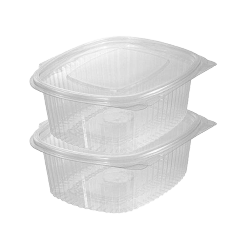 TARRINA BISAGRA RECTANGULAR PET QUALY 750 CC 50 UDS - Imagen 4