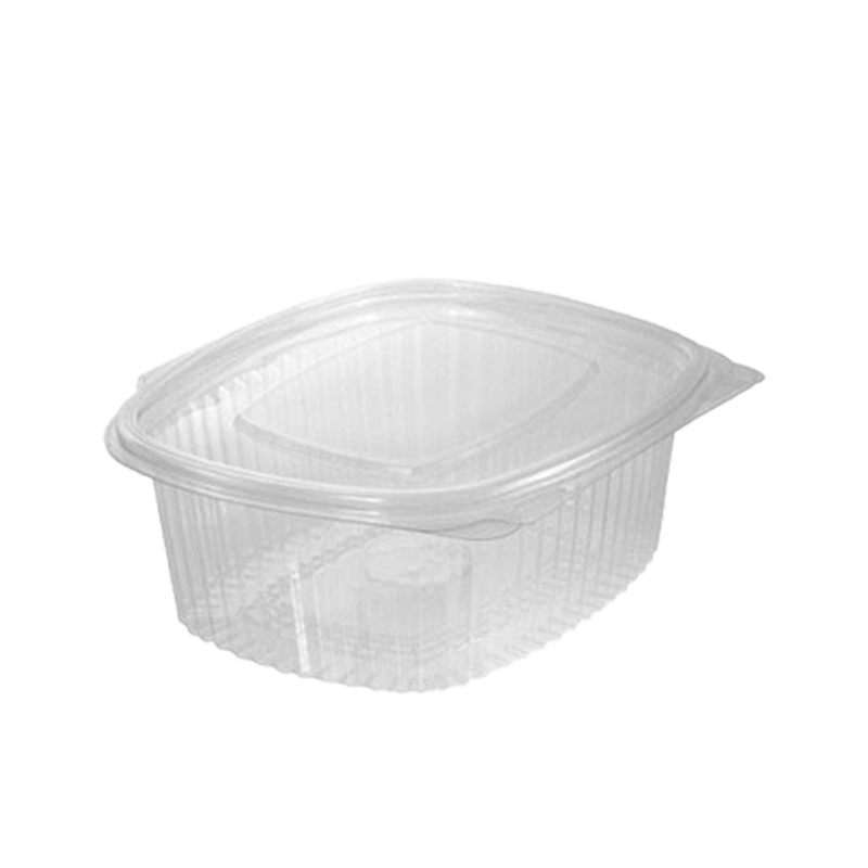 TARRINA BISAGRA RECTANGULAR PET QUALY 750 CC 50 UDS - Imagen 2