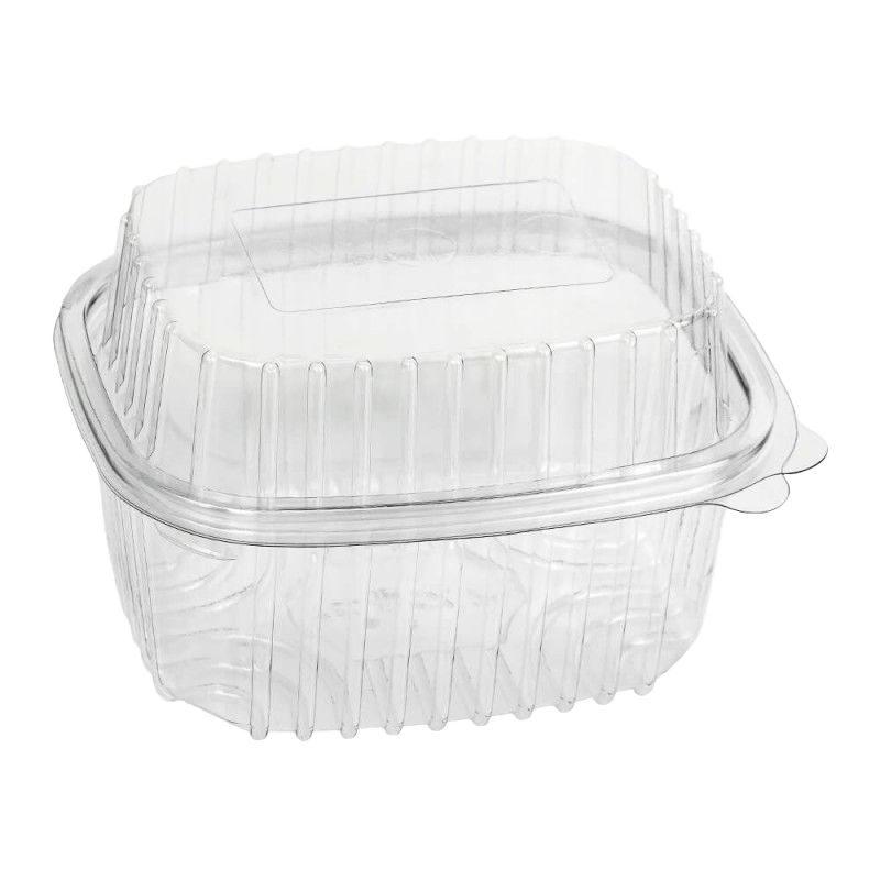 TARRINA BISAGRA PET TAPA ALTA 2000 CC 100 UDS - Imagen 2