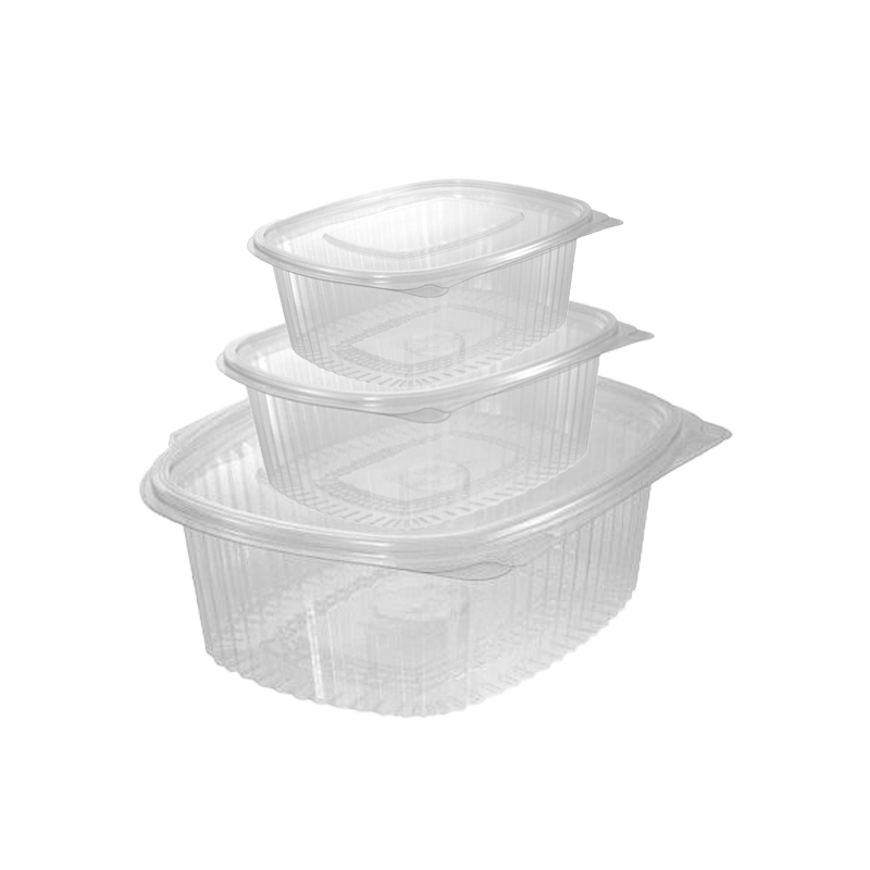 TARRINA BISAGRA RECTANGULAR PET QUALY 1000 CC 50 UDS - Imagen 4