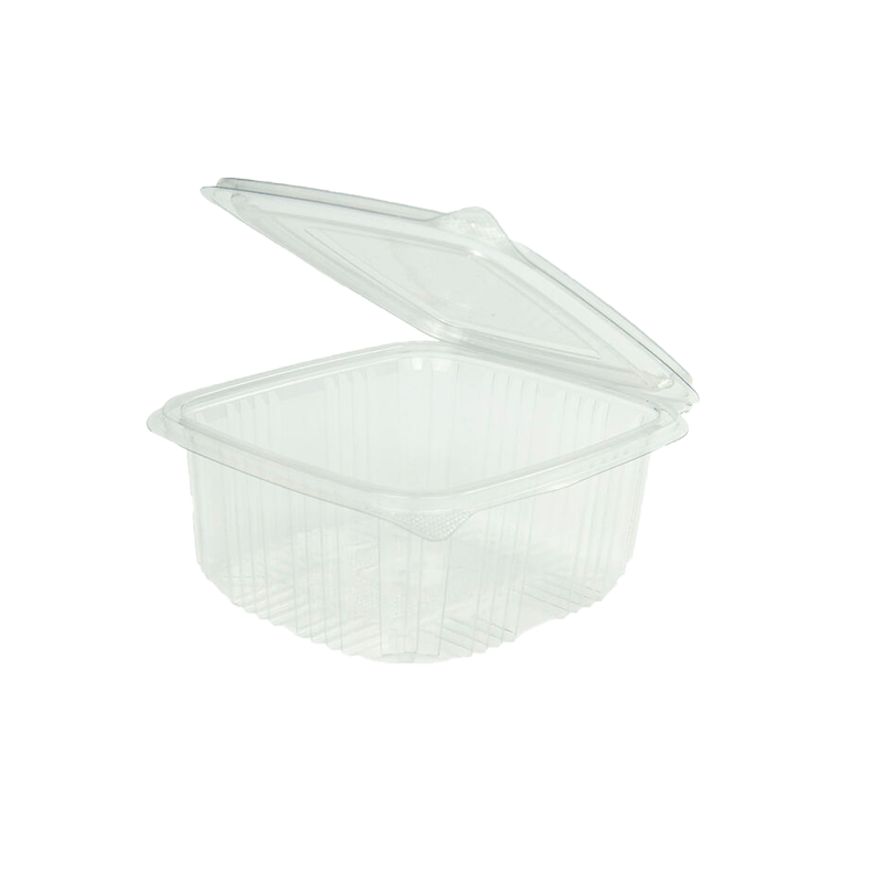 TARRINA BISAGRA CUADRADA PET 750 CC 100 UDS - Imagen 2