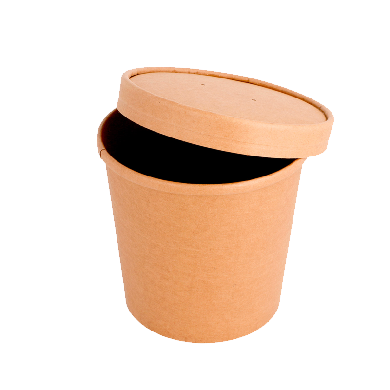 TARRINA CARTON SOPA CON TAPA 750 CC 10 UDS - Imagen 3