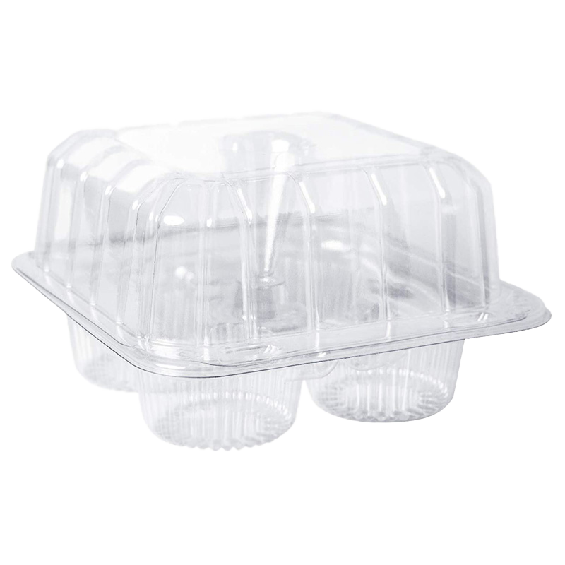 ENVASE PASTELERÍA Y RESPOSTERIA 4 CAVIDADES 25 UDS - Imagen 2