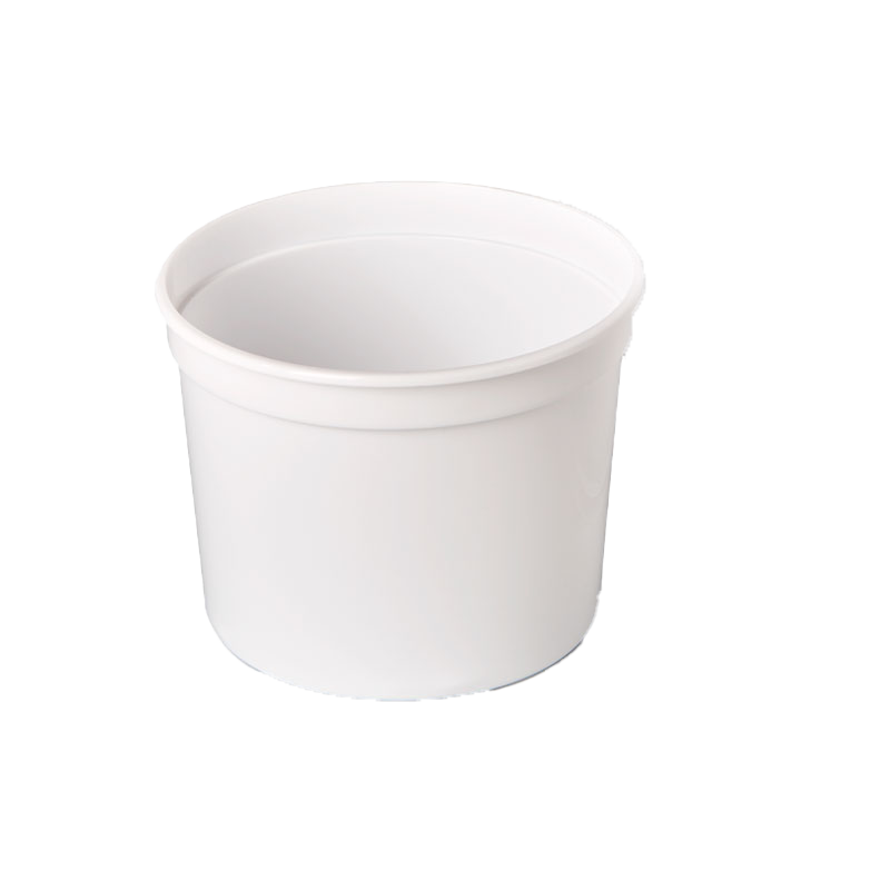 TARRINA REDONDA PP BLANCA 750 CC 50 UDS - Imagen 2