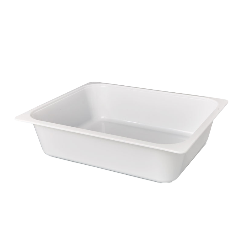 BANDEJA GASTRONOR PP H80 BLANCA 4700 CC 54 UDS - Imagen 2