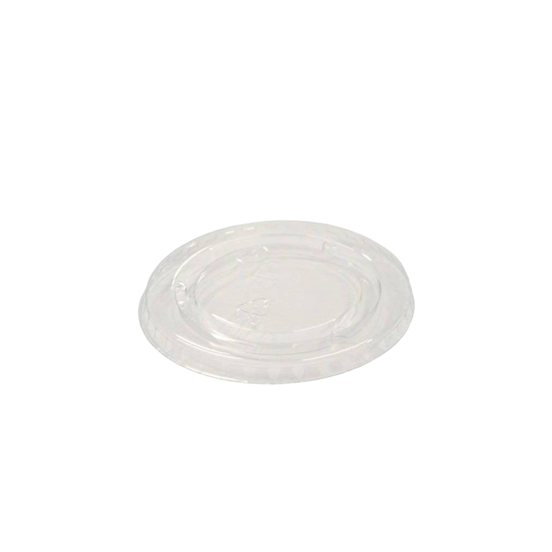 TAPA REDONDA SALSA TRANSPARENTE PET 30 CC 100 UDS - Imagen 2