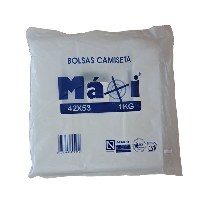 BOLSA ASA BLANCA 42x53 70% EAN MAXI 20 UDS - Imagen 3