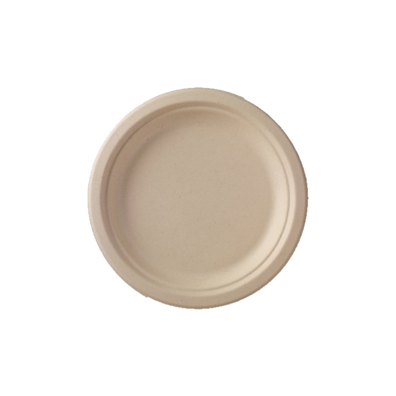 PLATO BAGAZO MARRON 22 CM 50 UDS - Imagen 2