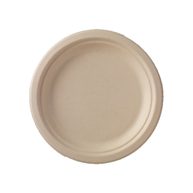PLATO BAGAZO MARRON 26 CM 50 UDS - Imagen 2