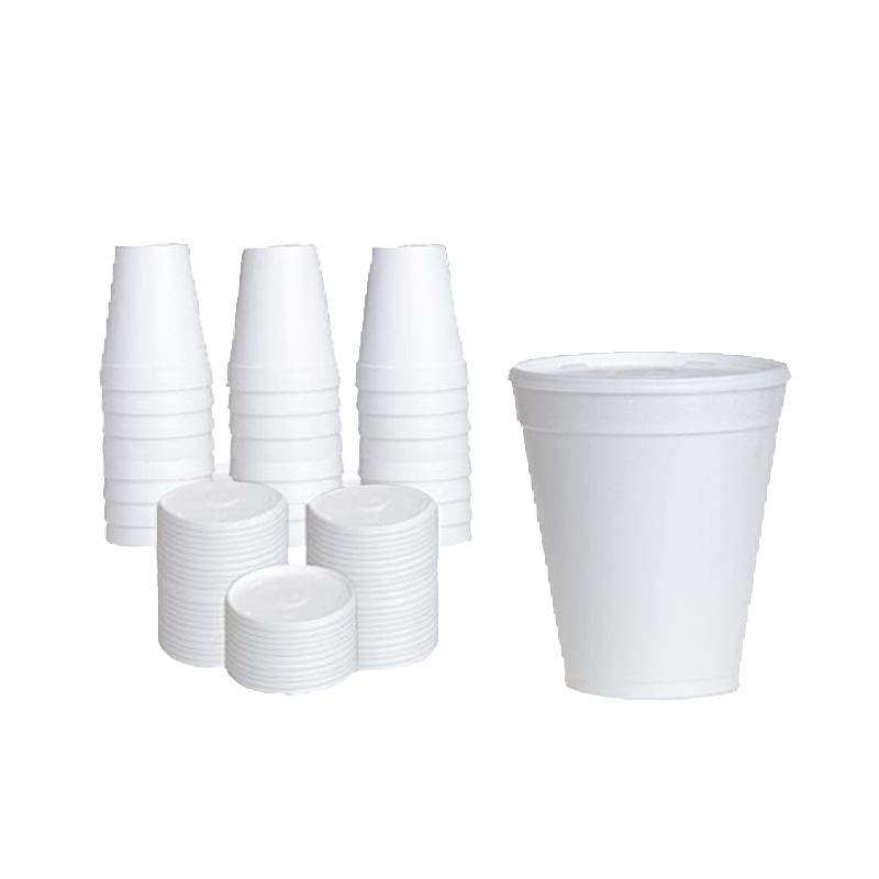 VASO POREX REUTILIZABLE CON TAPA 200 CC 50 UDS - Imagen 2