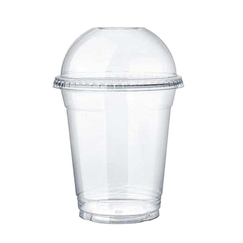 VASO R-PET CON TAPA CUPULA CERRADA D-95 16oz 480 CC 20 UDS - Imagen 2