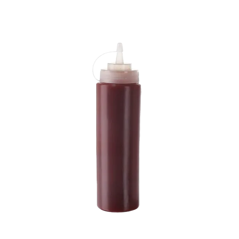 BOTE SALSA TRANSPARENTE 650 ML 12 UDS - Imagen 2