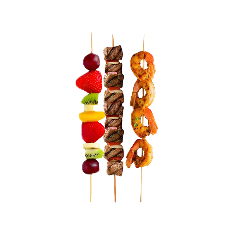 BROCHETAS BAMBOO 25X200 MM 100 UDS - Imagen 2