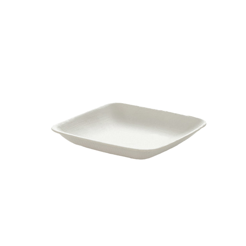 PLATO CUADRADO BLANCO 50 UDS - Imagen 2
