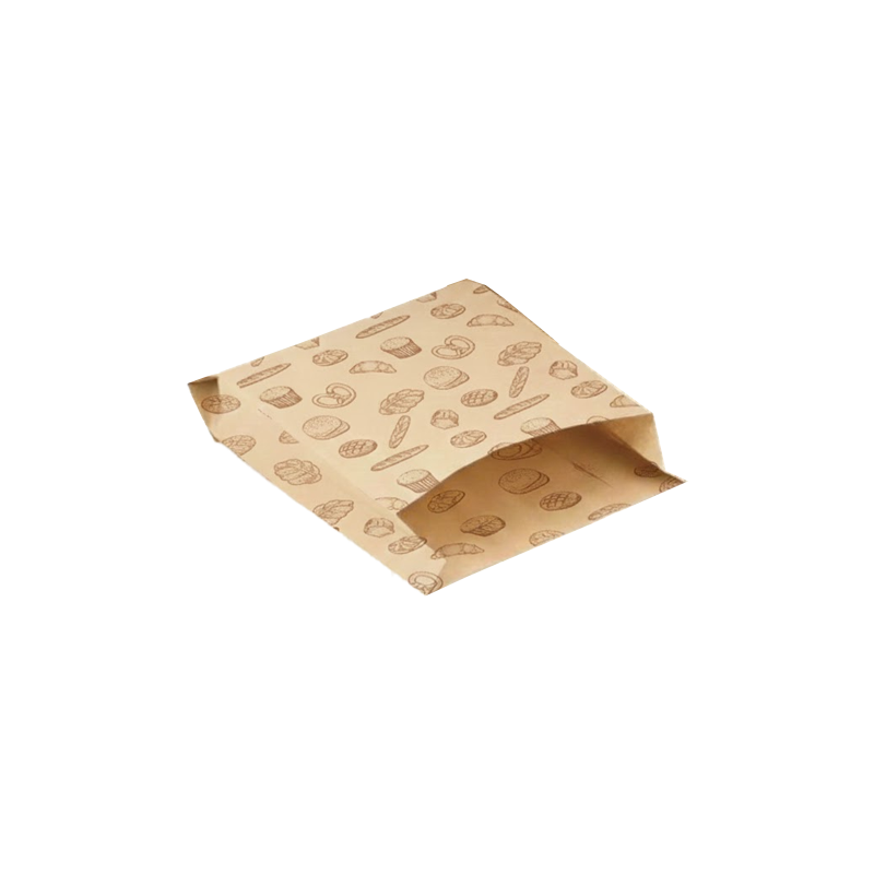 BOLSA PAPEL KRAFT 14+6x25 1000 UDS - Imagen 2