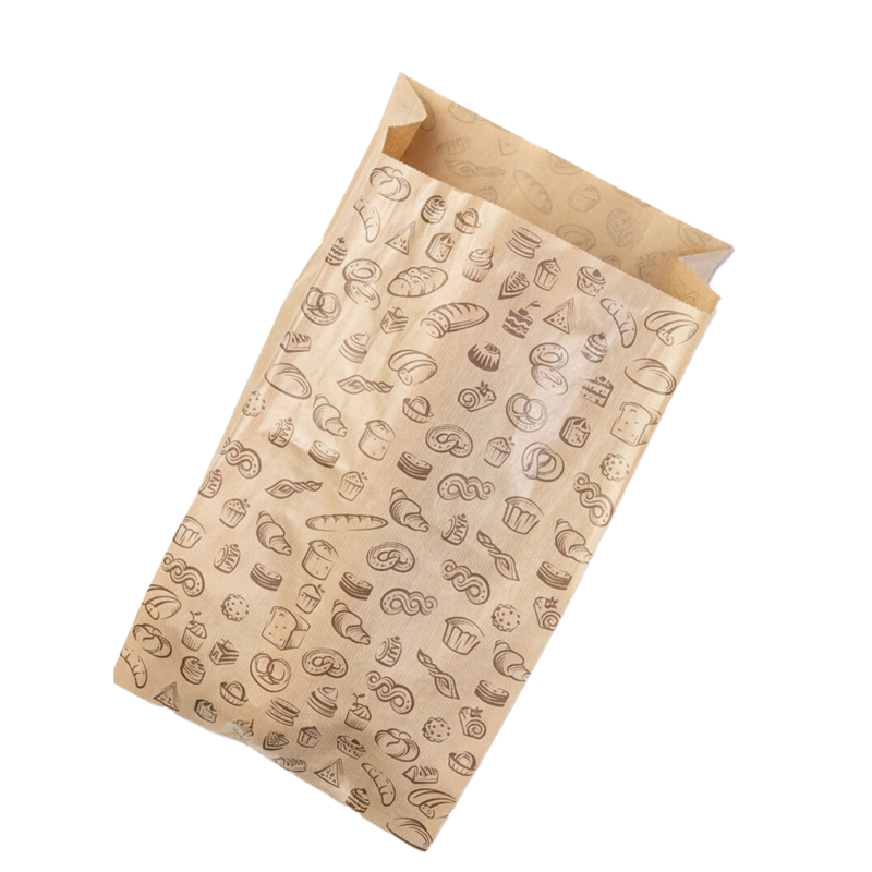 BOLSA PAPEL KRAFT 26+7x44 1000 UDS - Imagen 2