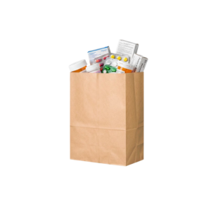 BOLSA PAPEL KRAFT SIN ASA 18+10x34 500 UDS