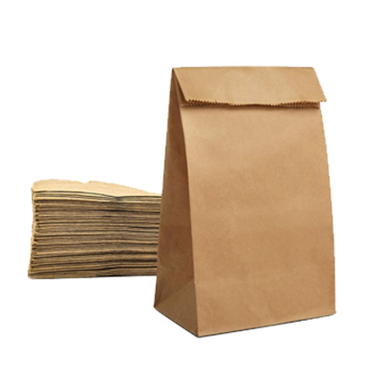 BOLSA PAPEL KRAFT SIN ASA 30+18x43 500 UDS - Imagen 2
