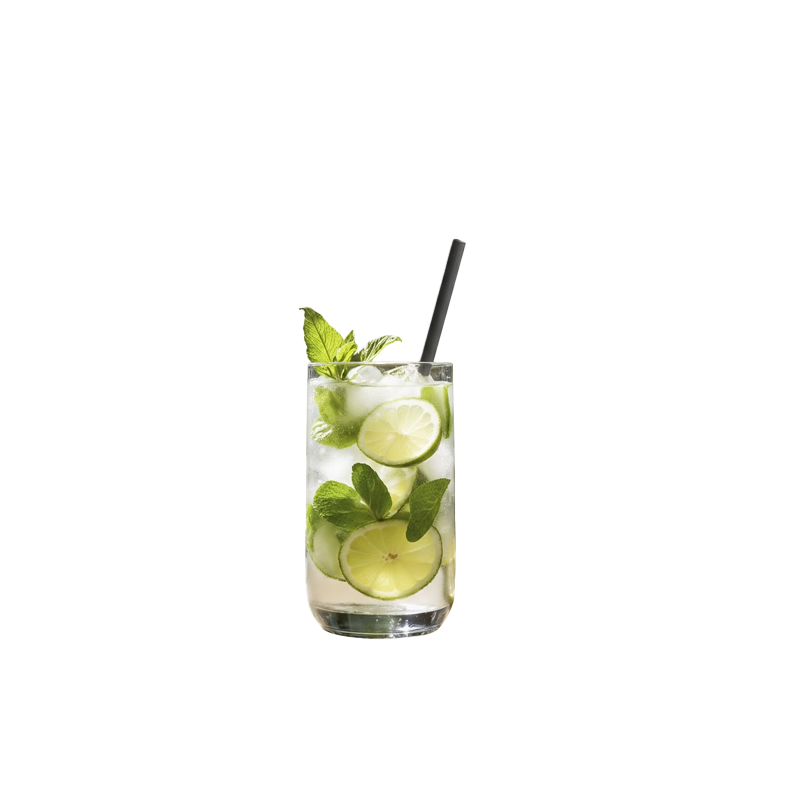 CAÑITA PAPEL NEGRA MOJITO 100 UDS - Imagen 2