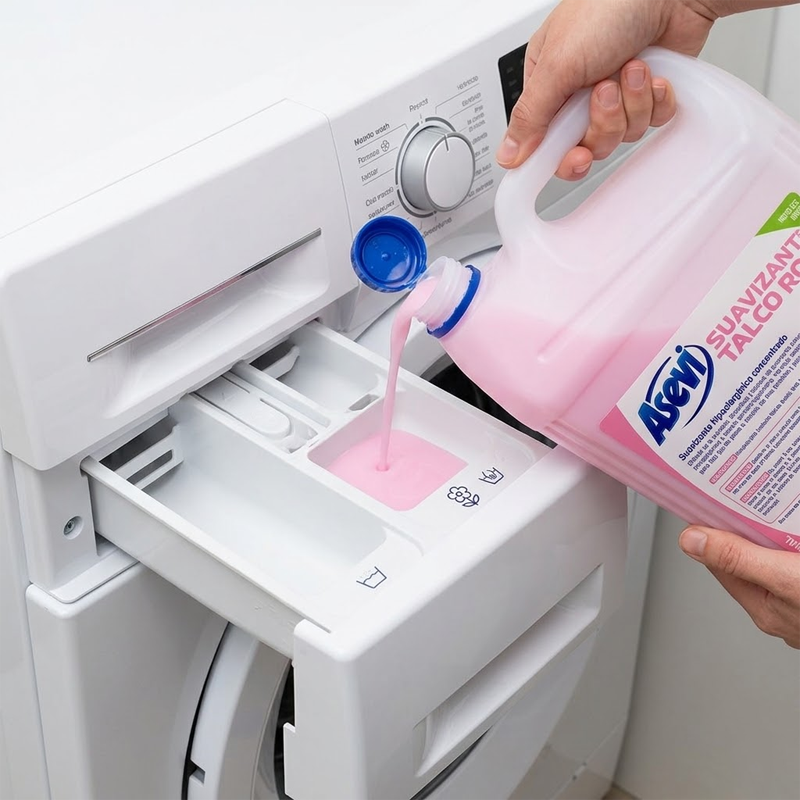 SUAVIZANTE TALCO ROSA PROFESIONAL ASEVI 217 DOSIS 5 L - Imagen 2