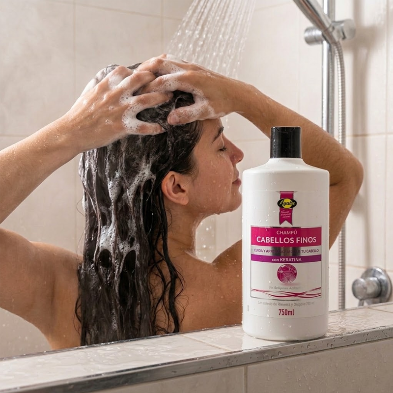 AYALA CHAMPU KERATINA CABELLO FINO 750 ML - Imagen 2