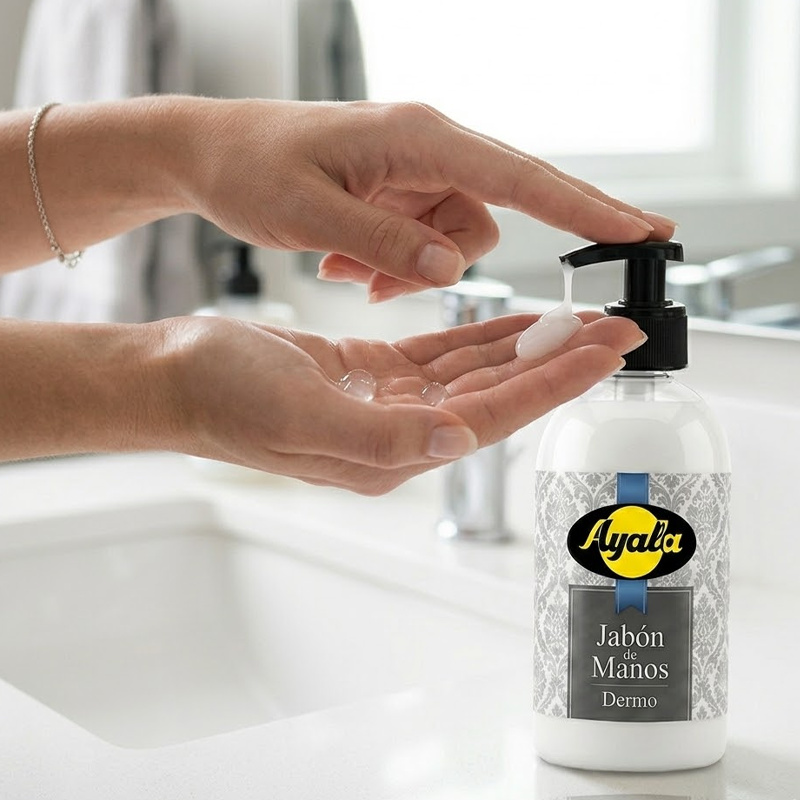JABON MANOS DERMO DOSIFOCADOR AYALA 500 ML - Imagen 2