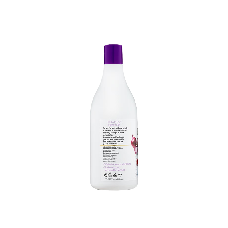 CHAMPU ANTIOXIDANTE EXTRACTO DE CEBOLLA 750 ML - Imagen 2