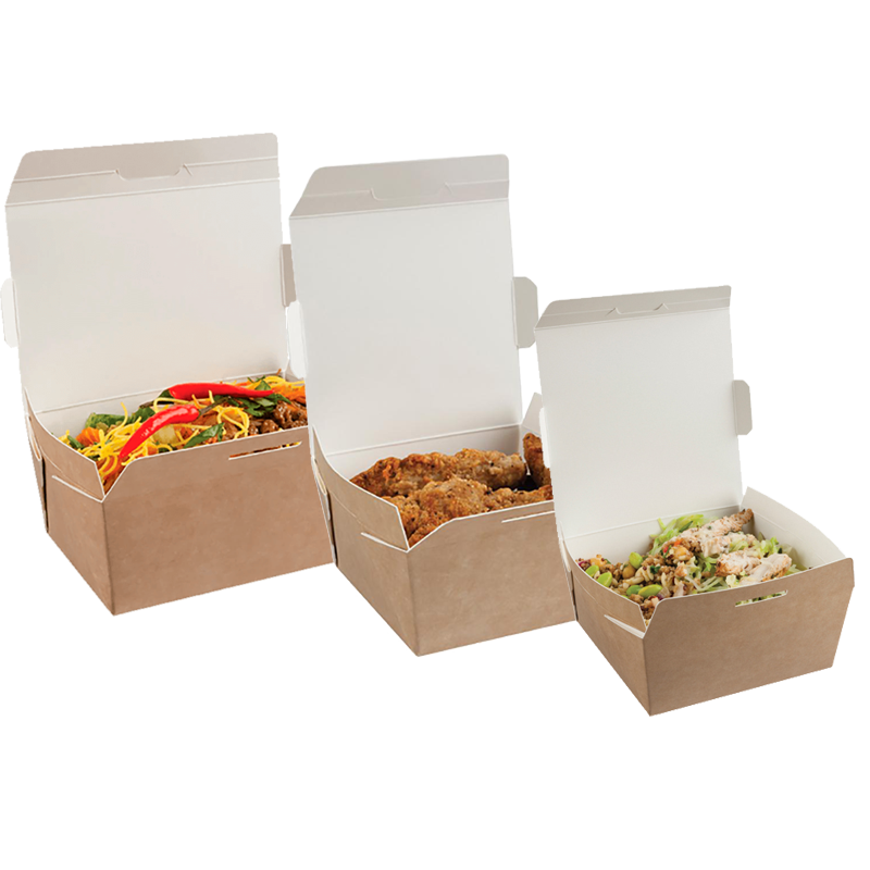 ENVASE CARTON KRAFT COOK PAC MICRO-HORNO 1060 CC 50 UDS - Imagen 3