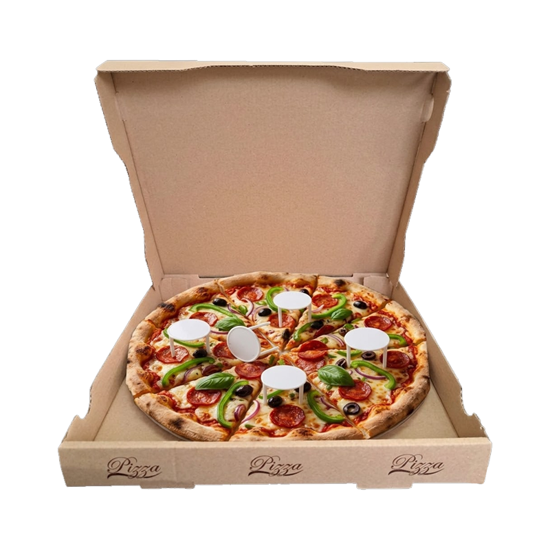MESITA PIZZA PLASTICO 35 MM 100 UDS - Imagen 3