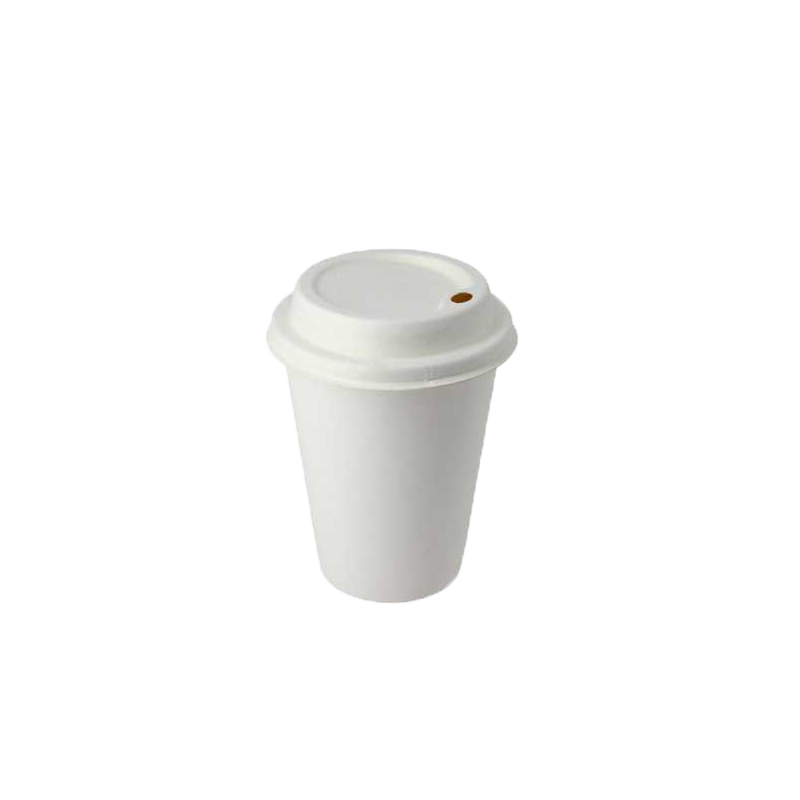 VASO BAGAZO BLANCO CON TAPA 240 ML 50 UDS - Imagen 2