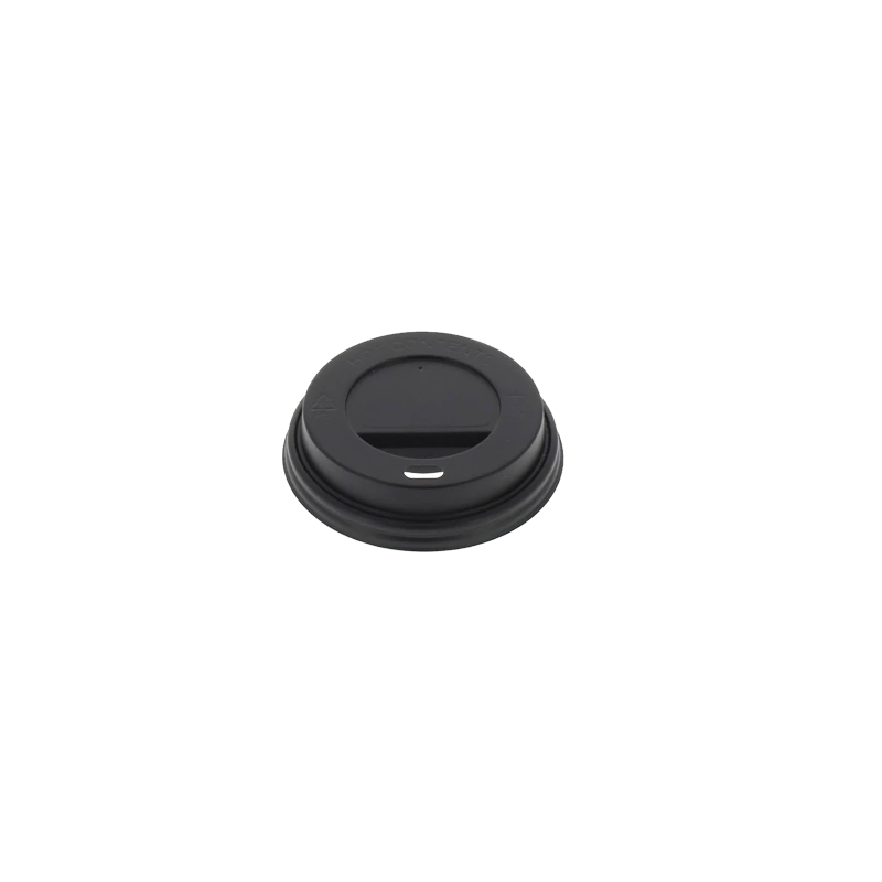 TAPA NEGRA VASO CARTÓN TRAVEL D-80 8oz 50 UDS - Imagen 2