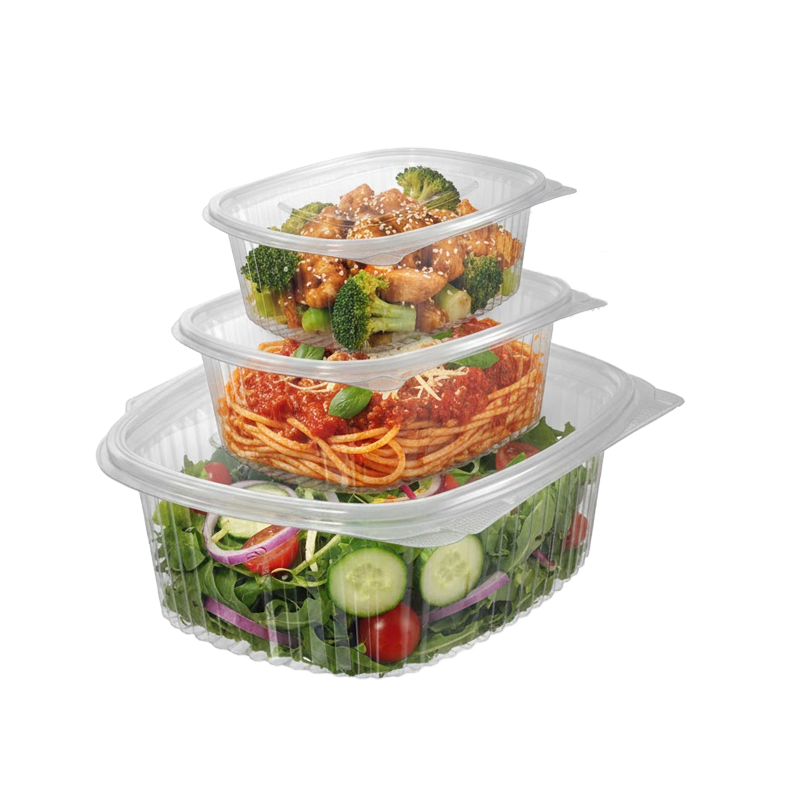 TARRINA BISAGRA RECTANGULAR PET 500 CC 50 UDS - Imagen 4