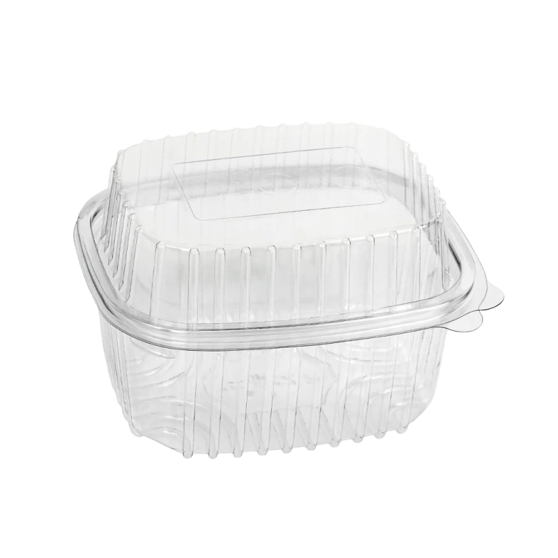 TARRINA BISAGRA PET TAPA ALTA 1000 CC 50 UDS - Imagen 2