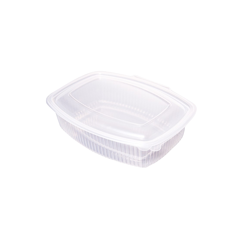 TARRINA BISAGRA PP MICROONDABLE 600 CC 50 UDS - Imagen 2
