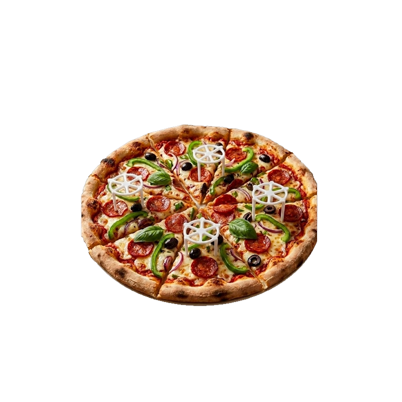 TRIPODE PIZZA PLASTICO 100 UDS - Imagen 2