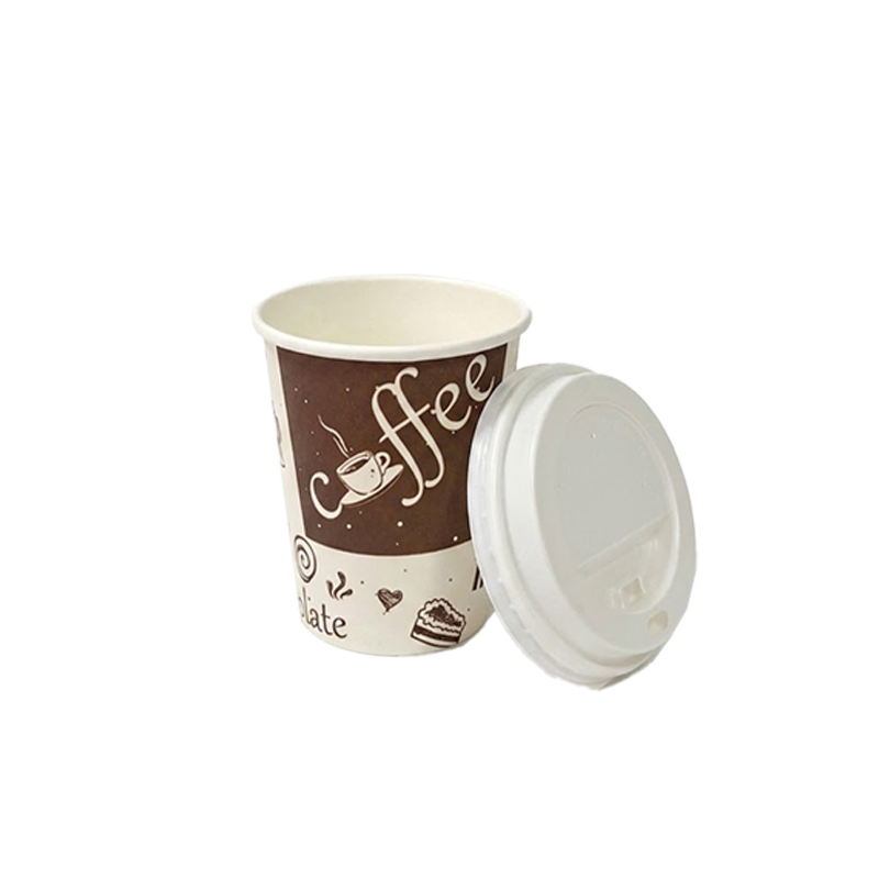 VASO CARTON CON TAPA 7oz 200 CC 50 UDS - Imagen 3