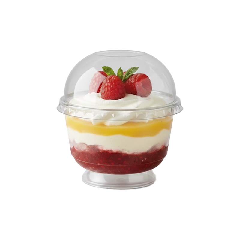 TAPA CUPULA VASO POSTRE PS 200 CC 50 UDS - Imagen 2