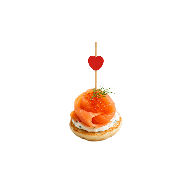 PINCHO BAMBOO CORAZON 120 MM 200 UDS - Imagen 2