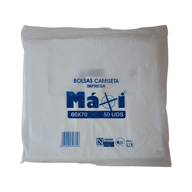 BOLSA ASA BLANCA 60x70 70% EAN MAXI 50 UDS - Imagen 4