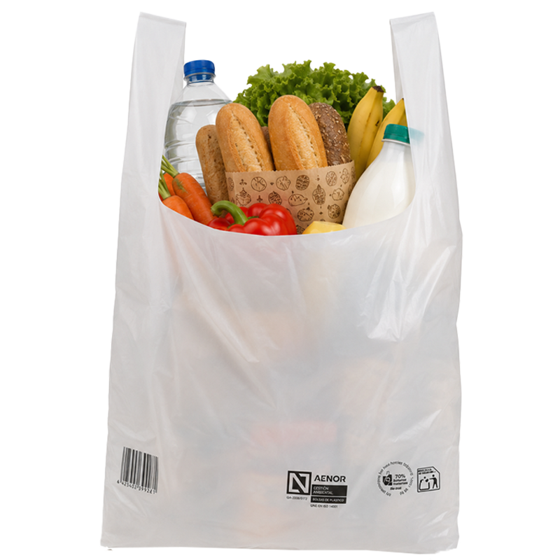 BOLSA ASA BLANCA 60x70 70% EAN MAXI 50 UDS - Imagen 3