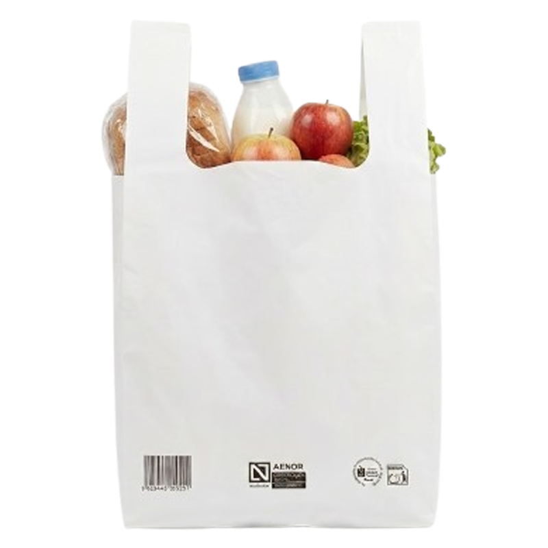 BOLSA ASA BLANCA 80x85 70% EAN MAXI 50 UDS - Imagen 3