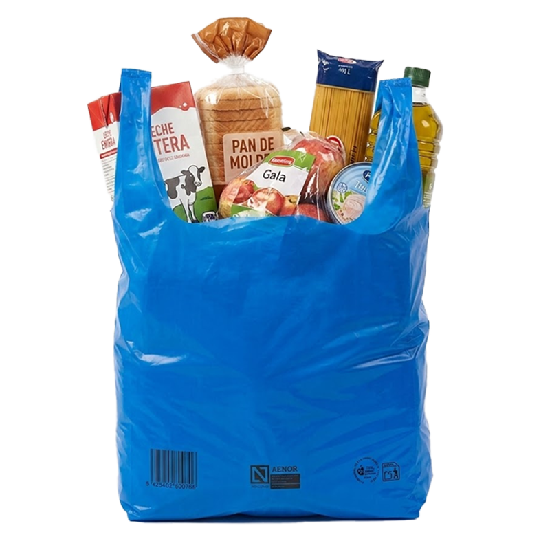 BOLSA ASA AZUL 42x53 70% EAN MAXI 20 UDS - Imagen 2
